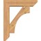 Ekena Millwork Westlake Slat Smooth Bracket w/ Offset Brace, Western Red Cedar, 5 1/2"W x 20"D x 24"H BKT0604X20X24WTL06SWR - alternate 4